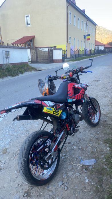 Supermoto aprilia mx (rs)125 2t înmatriculat A1 (KTM,Yamaha )