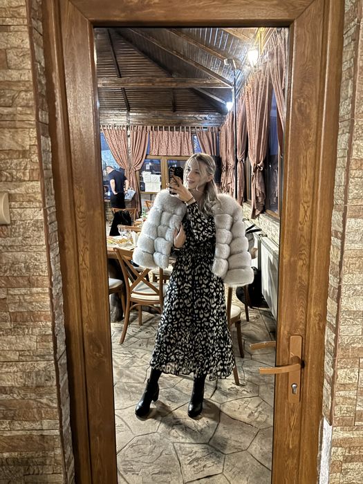 Haina de blană naturală