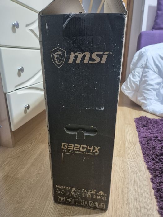 Monitor Gaming Curbat LED VA MSI G32C4X 31.5", Full HD (1920x1080), 25