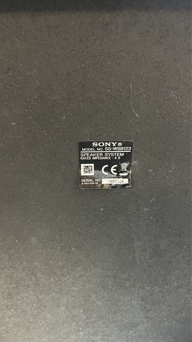 Пасивен субуфер sony ss-wsb123