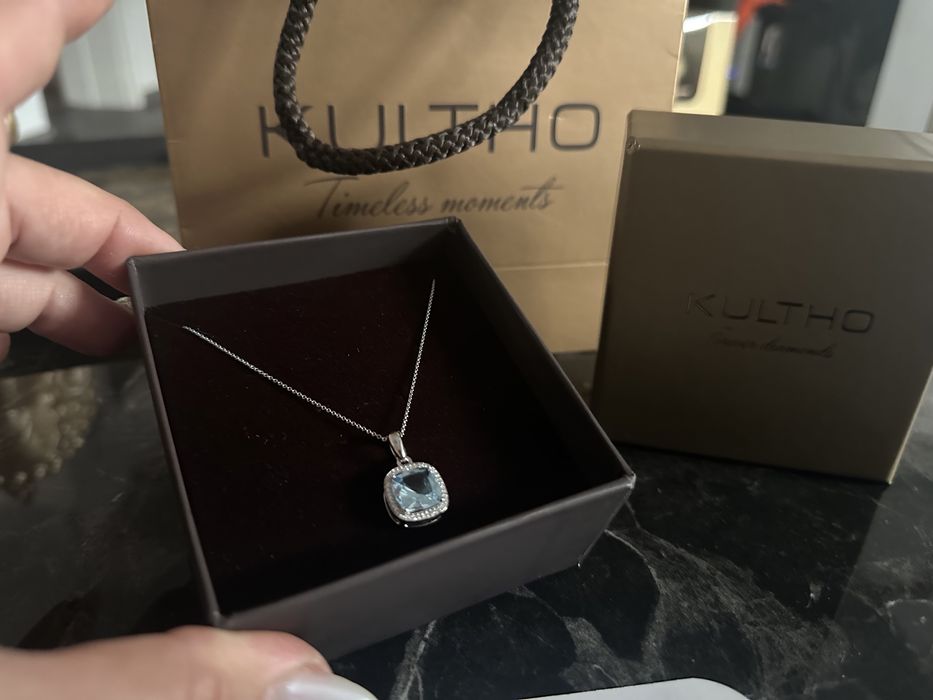 Lant aur 18k Kultho cu diamante