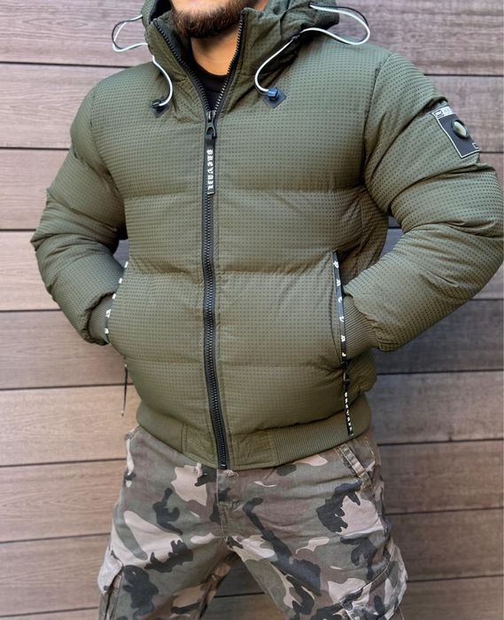Мъжко зимно яке с качулка