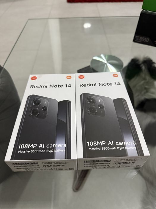 Redmi Note 14 midnight black 256Gb • NOI / SIGILAT •