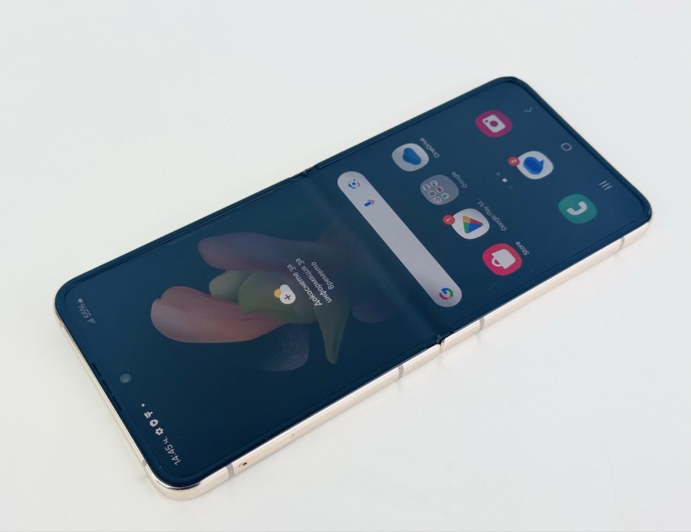Samsung Galaxy Z Flip 4 5G 128GB 8RAM Pink Gold Перфектен Гаранция!