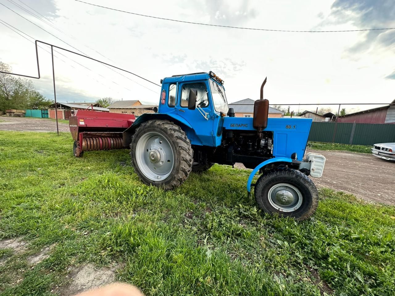 Трактор мтз-80 прес подборщик тукан(тюкан)ростсльмаш