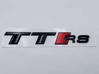 Emblema Audi TTRS negru spate