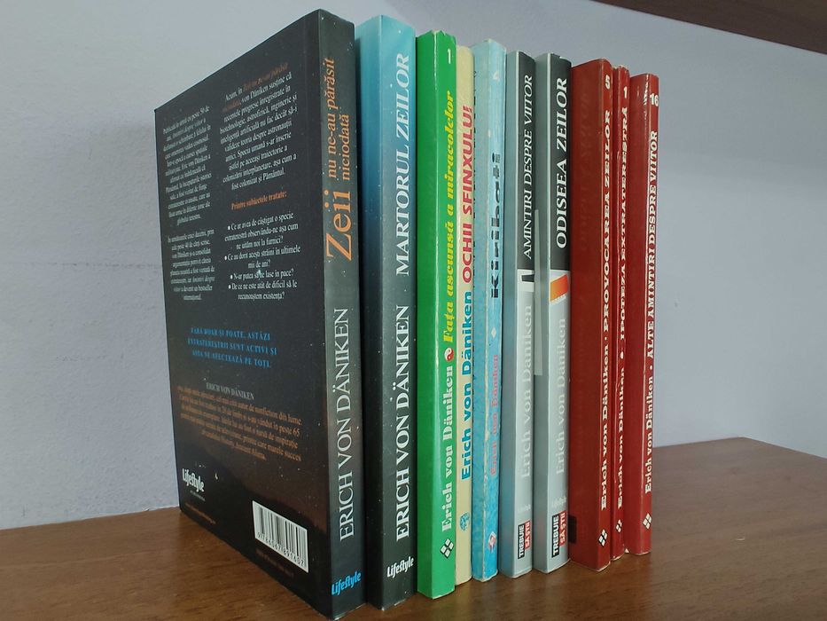 Erich Von Daniken – 10 titluri (ezoterism) + 4 de Ch. Berlitz (bonus)