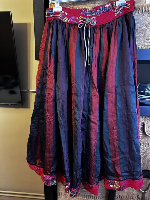 Vand fusta traditionala ucraineana,  vintage Jean Paul Gaultier