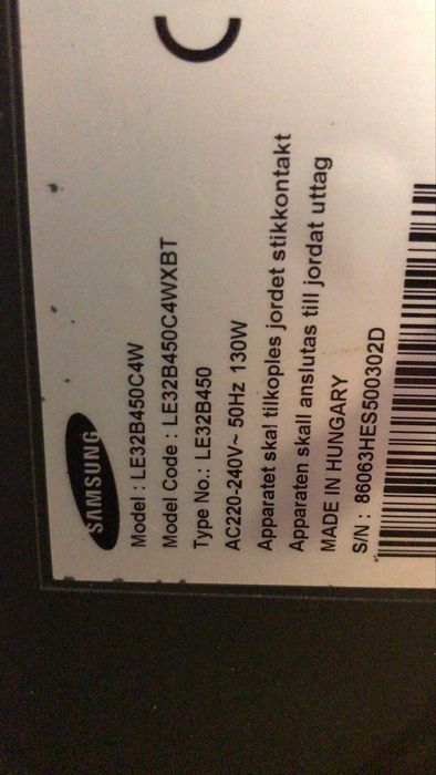tv Samsung fara telecomanda
