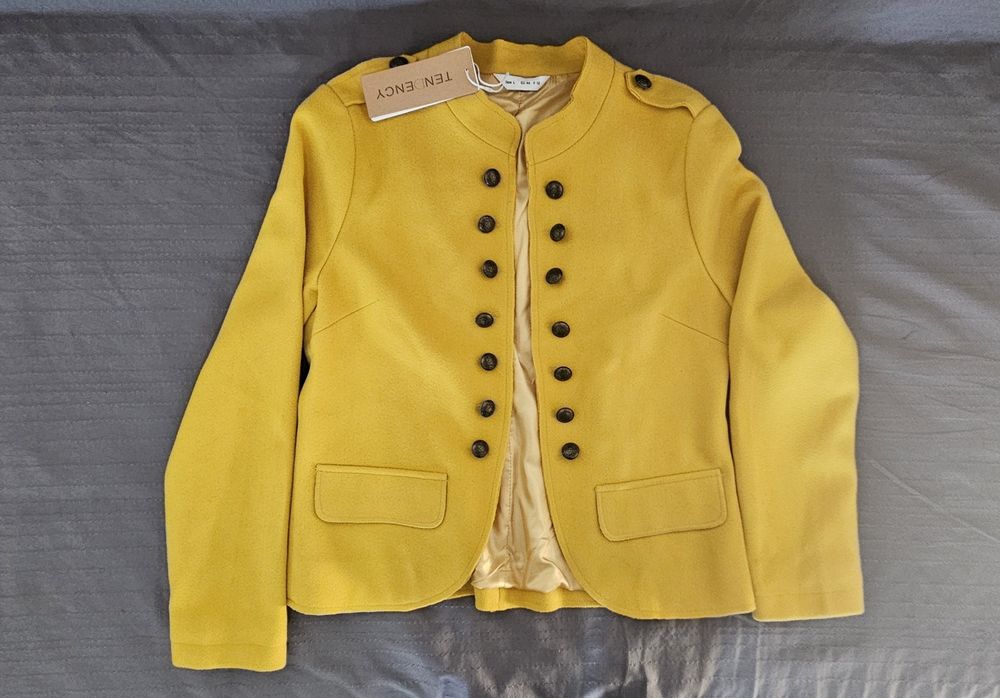 Sacou casual galben, marime 40