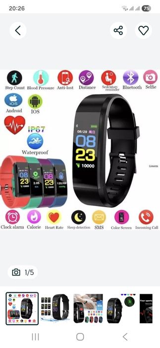 Ceas Smart Fitness Inteligent
