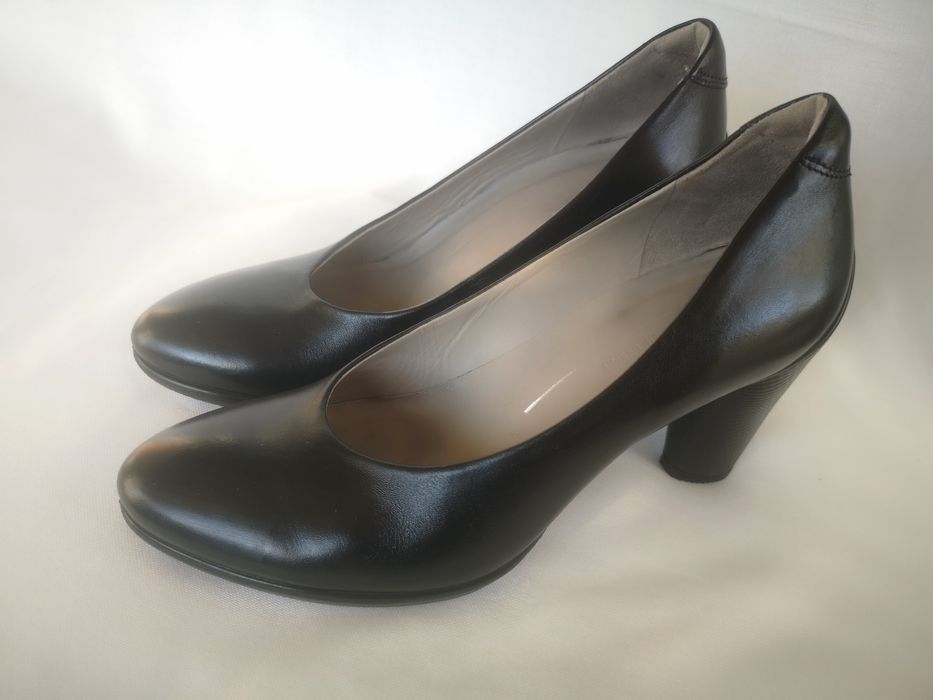 Ecco, обувки естествена кожа, номер 38