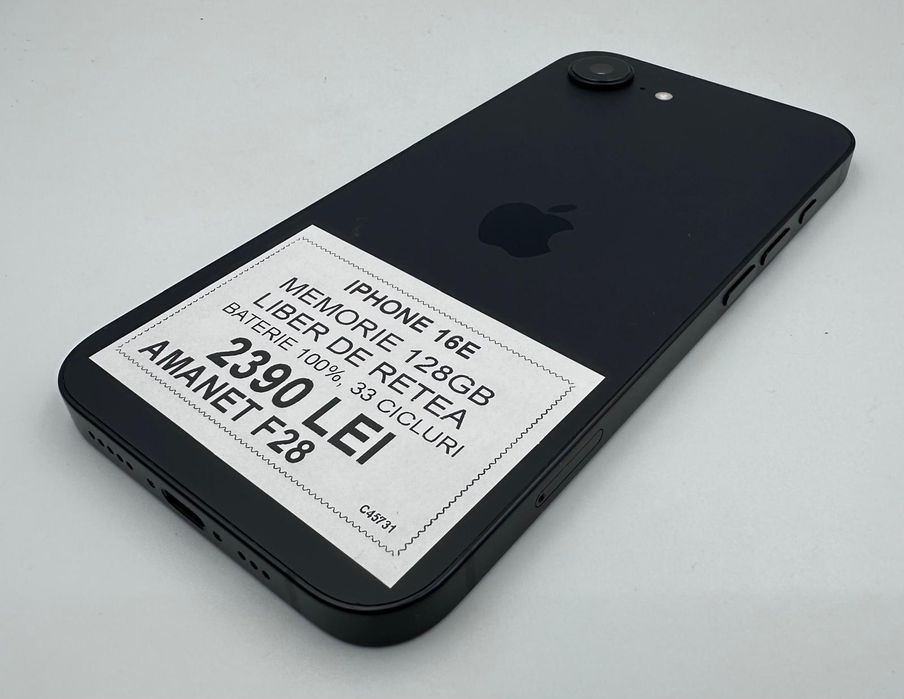Amanet F28: iPhone 16e 128 GB