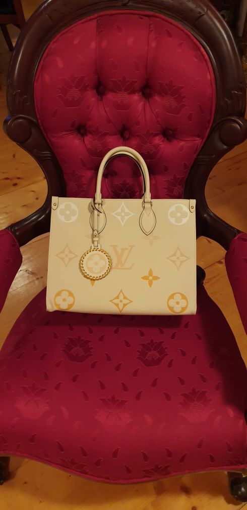 Geanta Louis Vuitton Onthego MM originală piele naturală 100%,cod