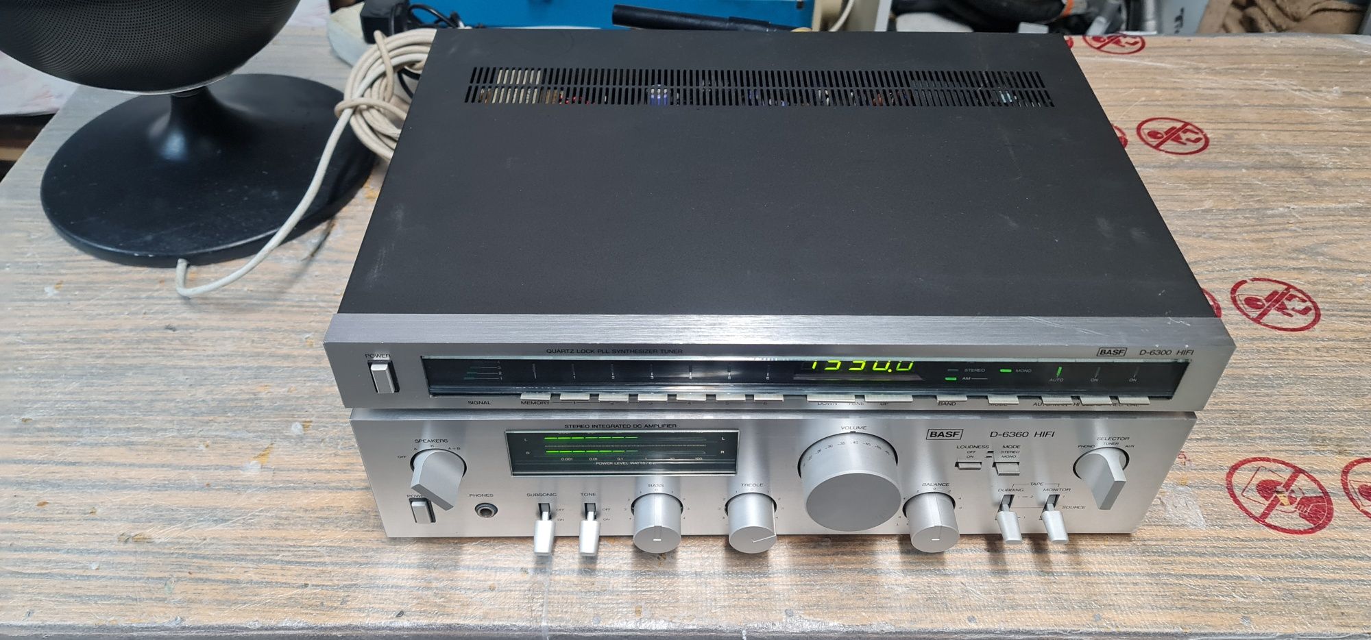 Amplificator și Tuner vintage BASF D6360 Hi Fi,colectie