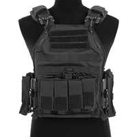 Airsoft Vesta Tactica Plate Carrier 8944-1 Molle Neagra GFC Tactical