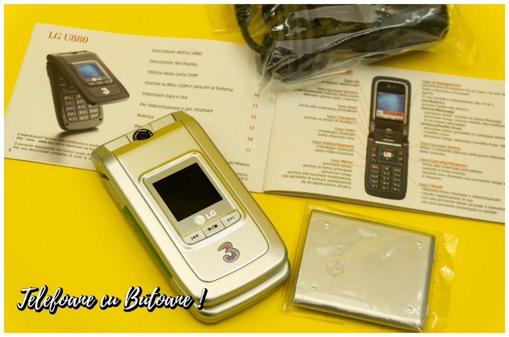 Telefon cu clapeta - LG U880 Nou ( nu nokia motorola V3 samsung )