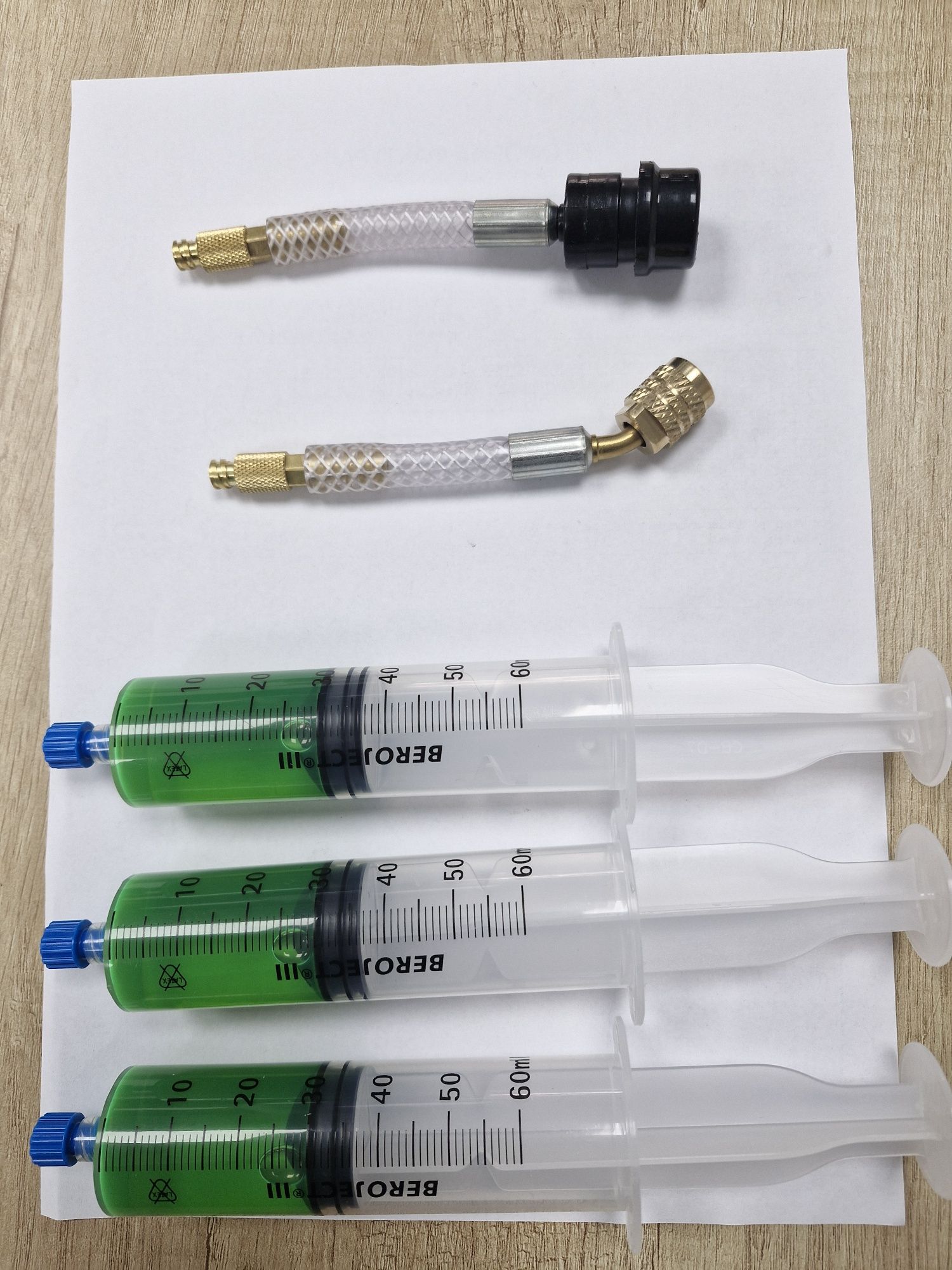 Препарат  LEAK STOP за пропуски на фреони R 1234 YF R134a