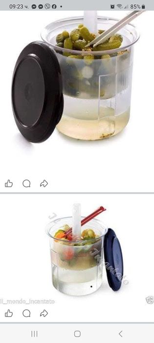 Пикадили -  за маслини, краставички  Tupperware 2.1  л