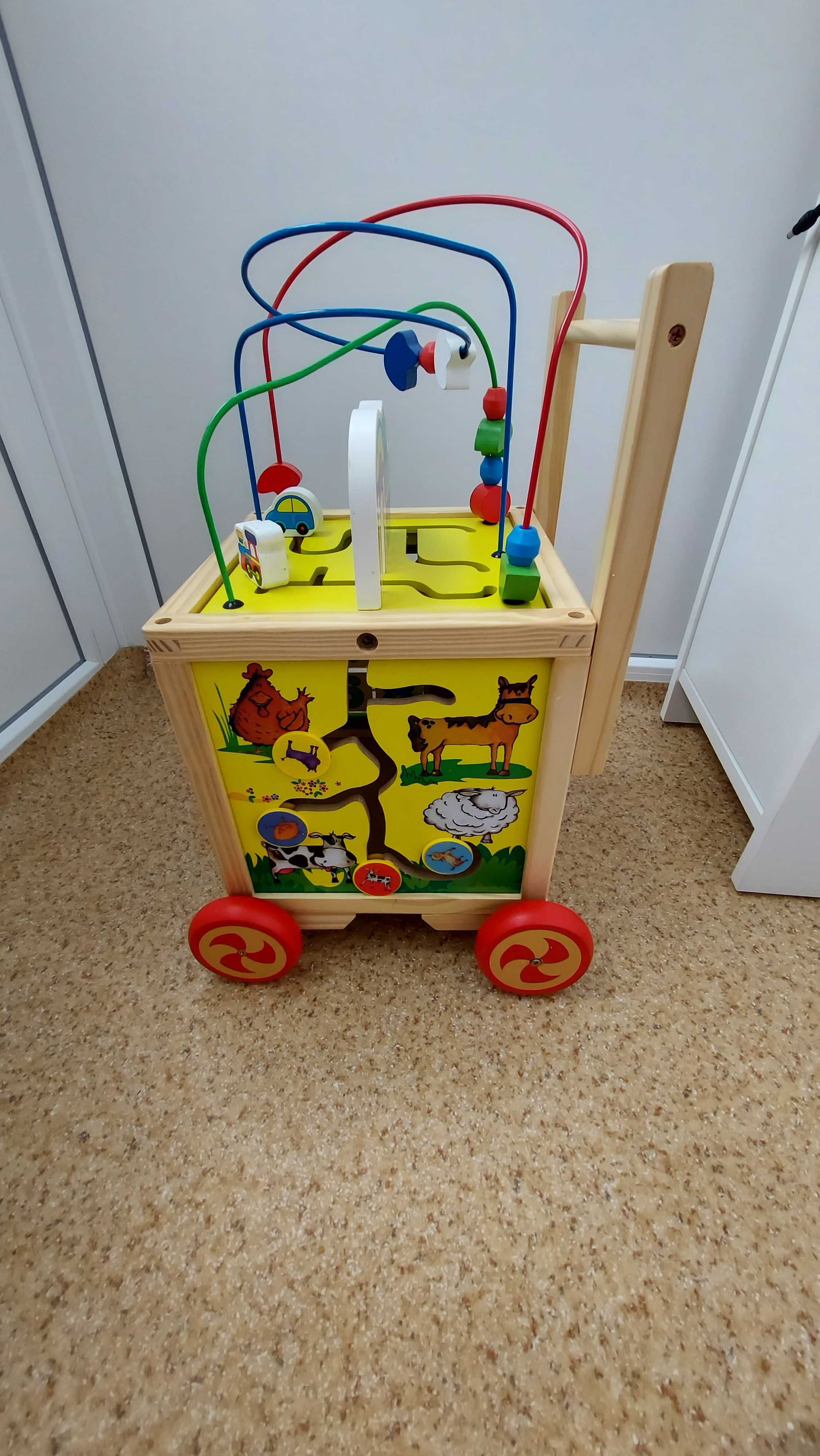 Premergator Montessori 6 in 1 cu centru de activitati