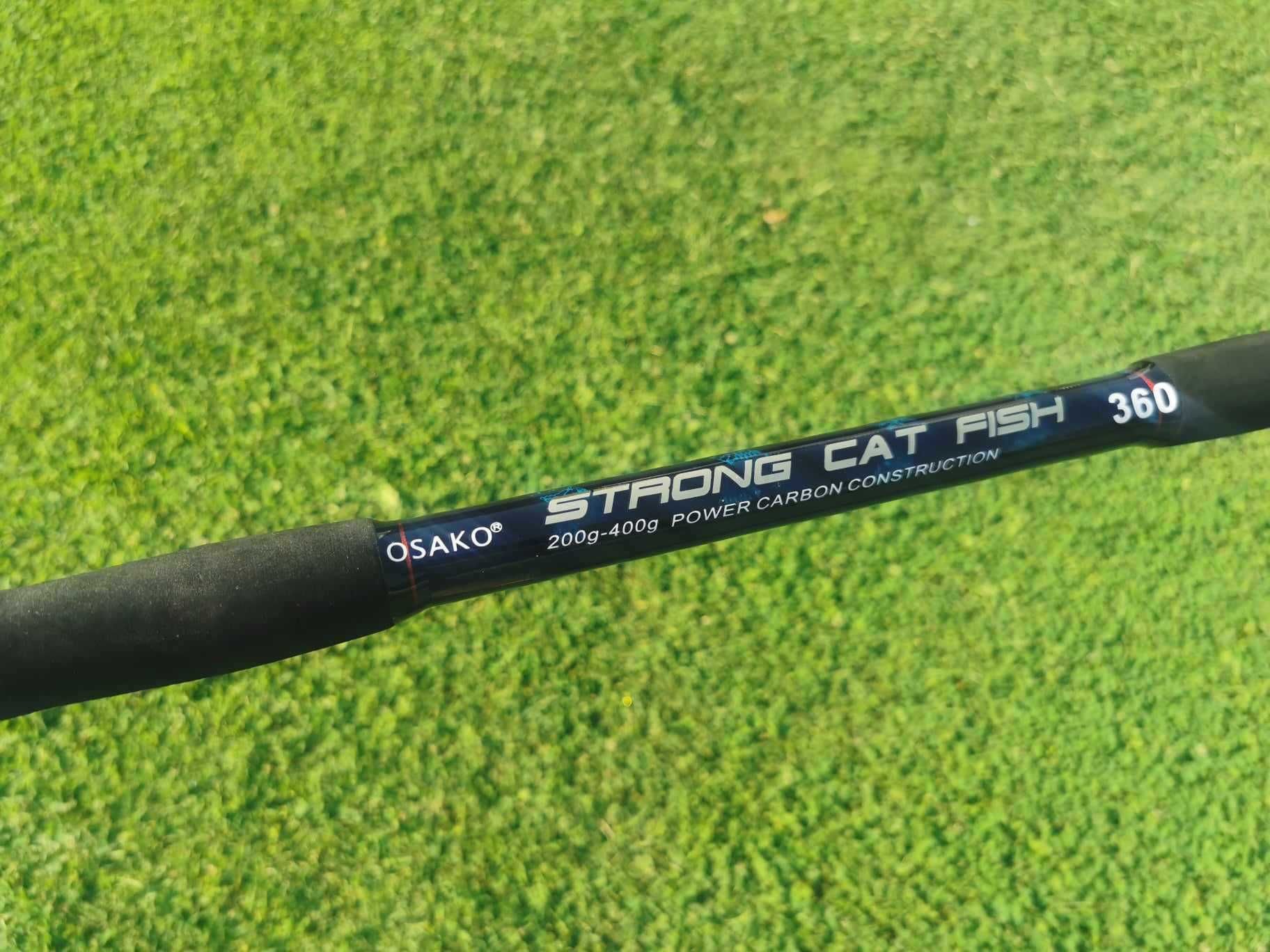 Карбонов телескоп с акция до 400гр /3.6 и 3.9мт/Osako Strong Cat Fish