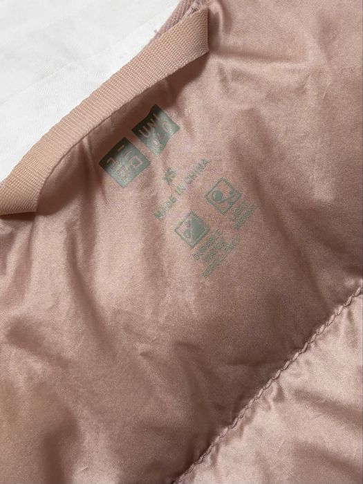 Uniqlo ultra light down vest in pink