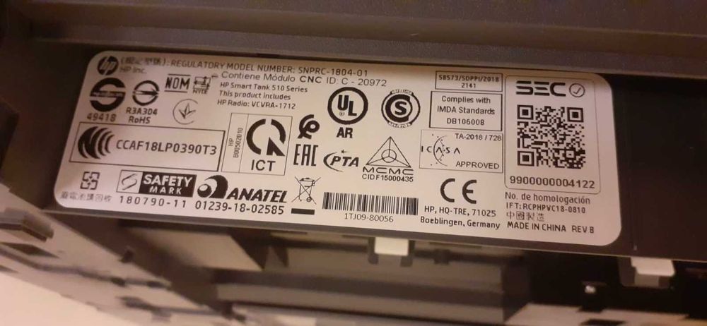 Multifunctionala Ciss HP SmartTank515 All-in-One,Inkjet,color,Wireless