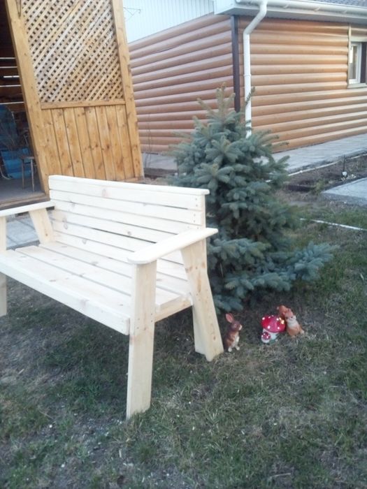 Изготовлю  садовую скамью .