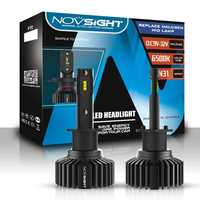 Set Becuri LED H1 Novsight A500-N31 Auto 50W 6500k 10000 lumeni