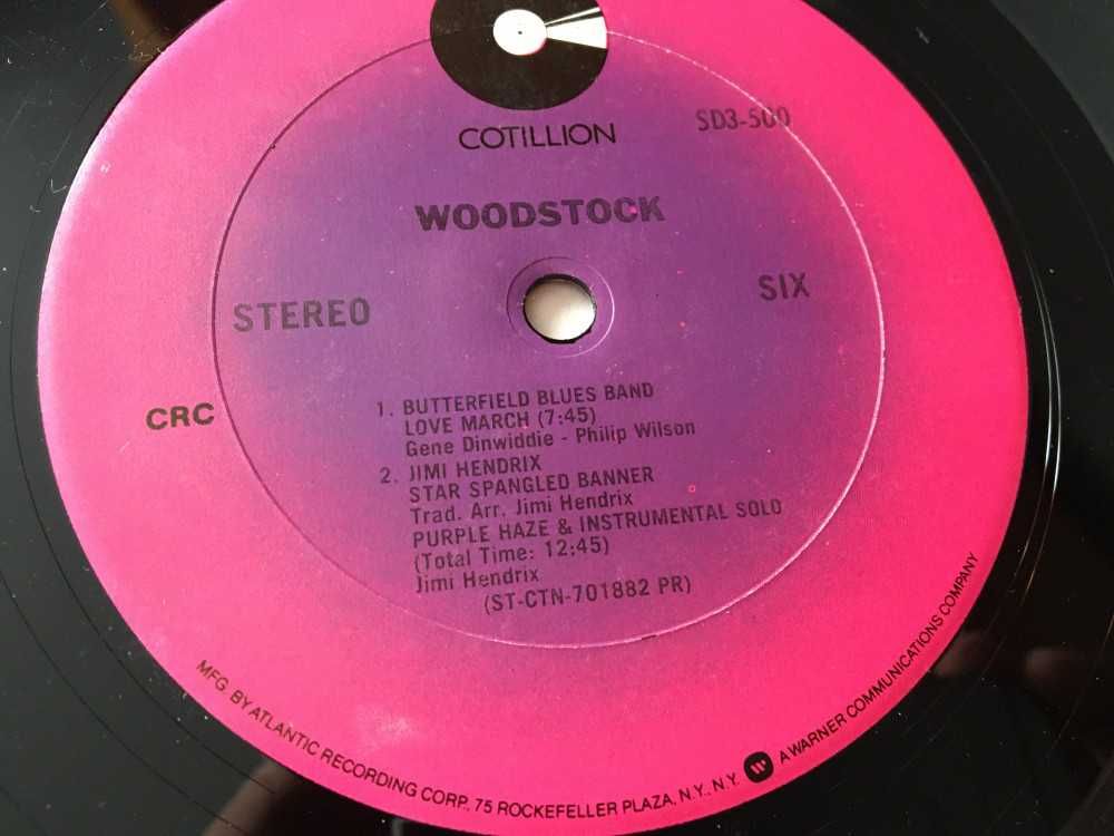 WOODSTOCK - Music from the original soundtrack ( 3 viniluri, 1970,USA)