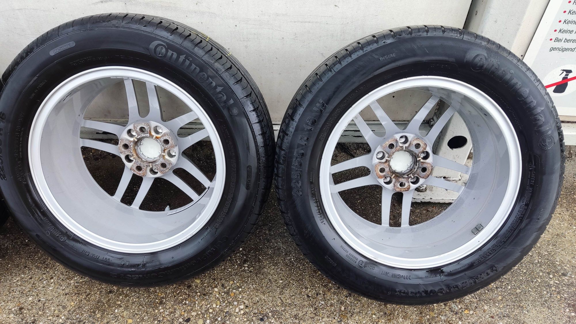 Vând jante 16" originale Alfa Romeo cu anvelope vară Continental
