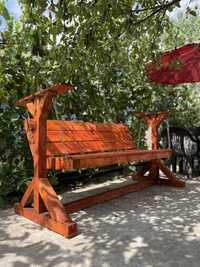Balansoar din lemn/mobilier grădina