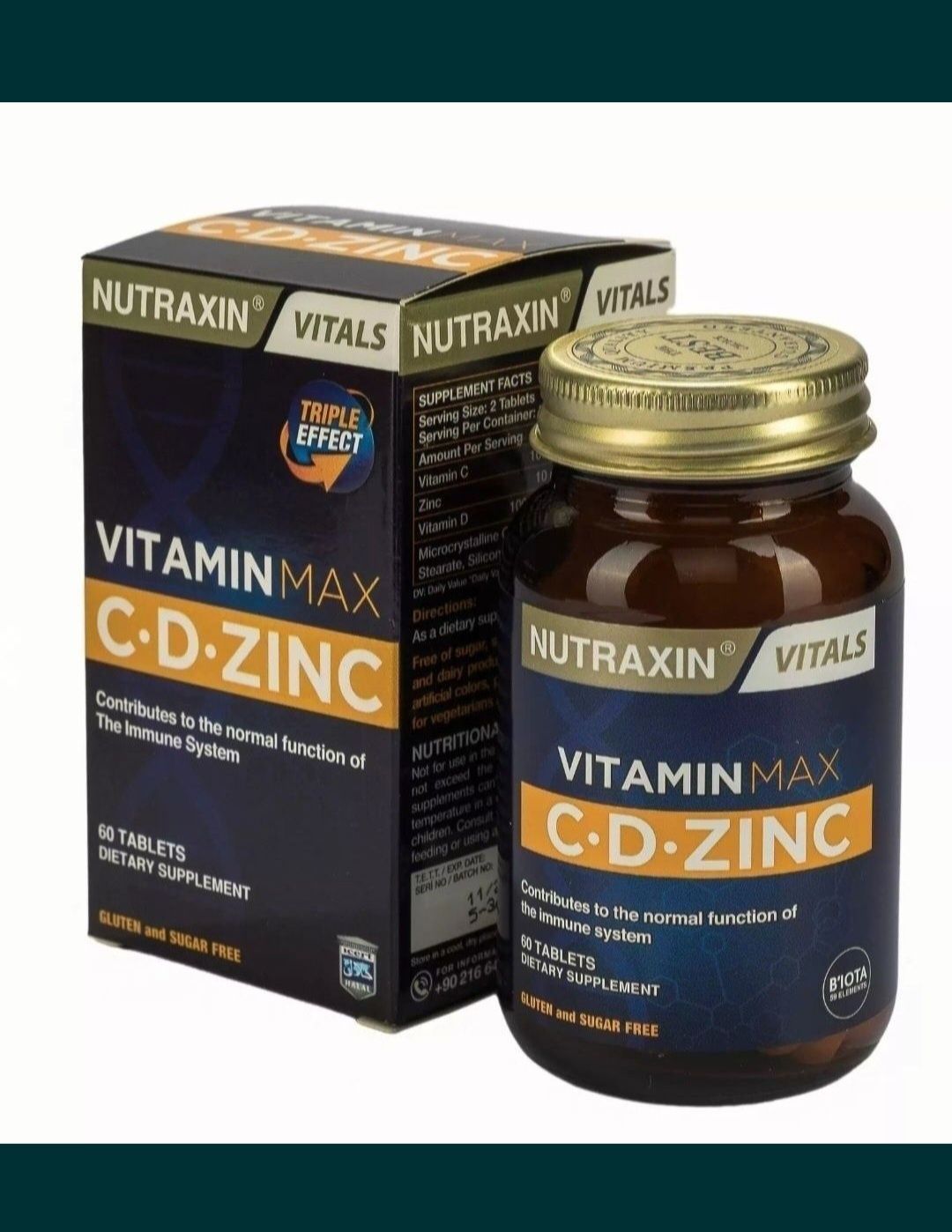 Vitamin Max/Nutraxin/Premium качества/Витамины/С/D/Цинк