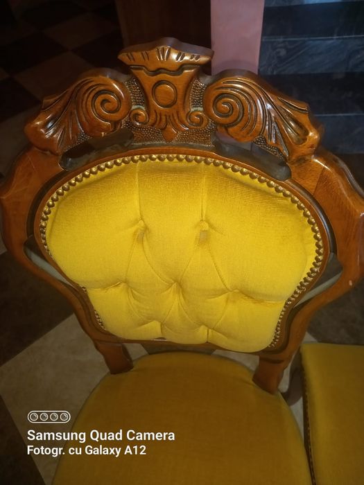 2 scaune antice vintage de peste 50 ani