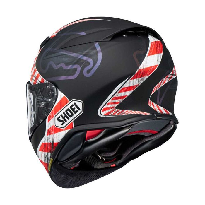 Cască Moto Integrală SHOEI NXR2 KNEE DOWN TC-5 · Negru / Roșu / Alb