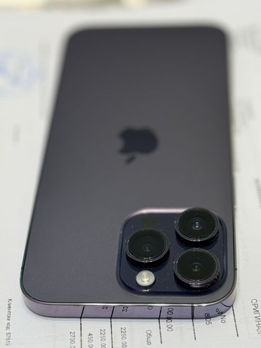 iPhone 14 Pro Max 128GB Deep Purple – КАТО НОВ! Купуван от iStyle!