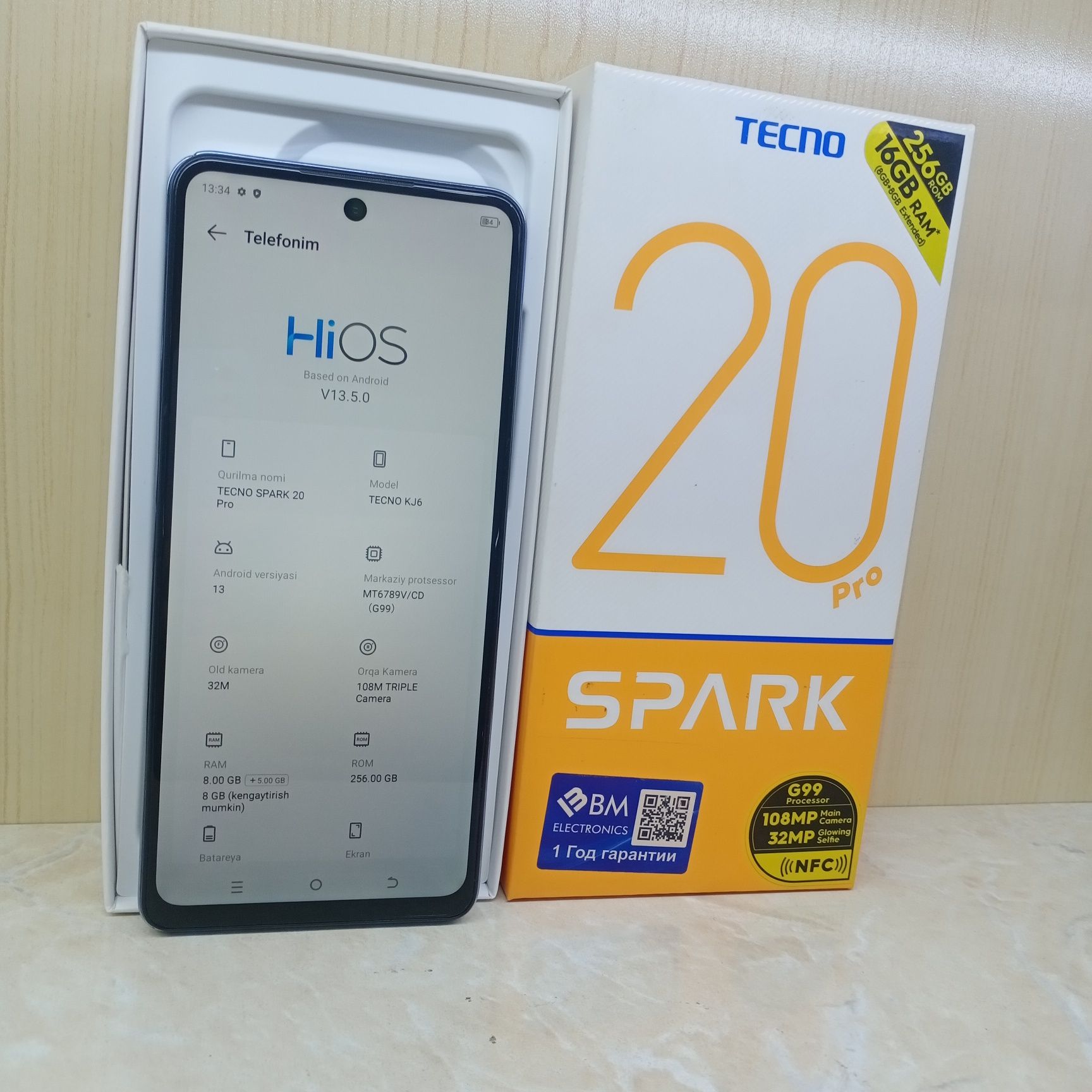 Tecno Spark 20 Pro srochna sotiladi