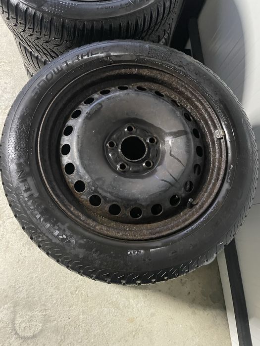 Jante+caucuri de iarna 205/55/r16 ford/peugeot