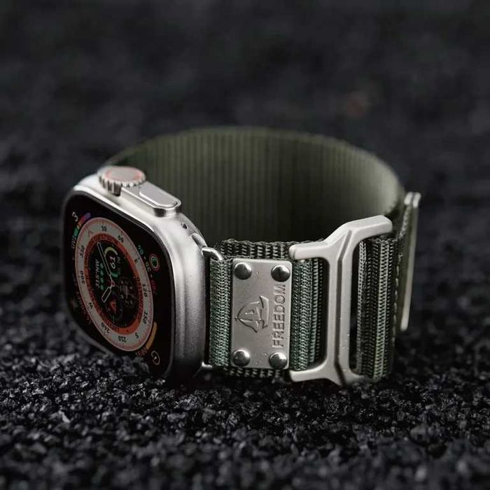Широка текстилна каишка FREEDOM band за Apple Watch ULTRA/SE/11/10/9/8
