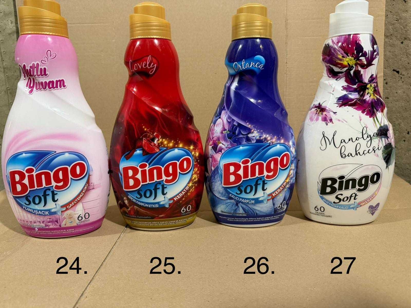 Омекотители Lenor Coccolino VerNel Yumos ABC Bingo Soft Bliz Candes
