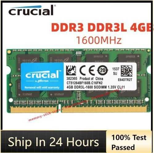 Rami laptop Crucial 2x4gb