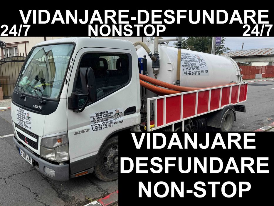 Desfundare NonStop in Bucuresti-Ilfov Sarpe Vidanjare Fose WC-uri