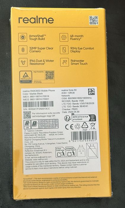 Нов телефон RealmeNote 60