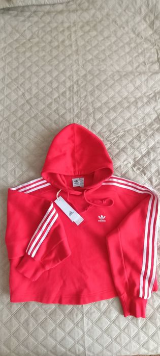 Худи женское Adidas укороченая Адидас