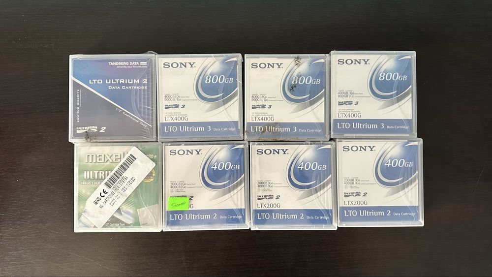 Accesoriu server DATA TAPE Sony, Maxwell, Gigabyte 200/400Gb 400/800Gb