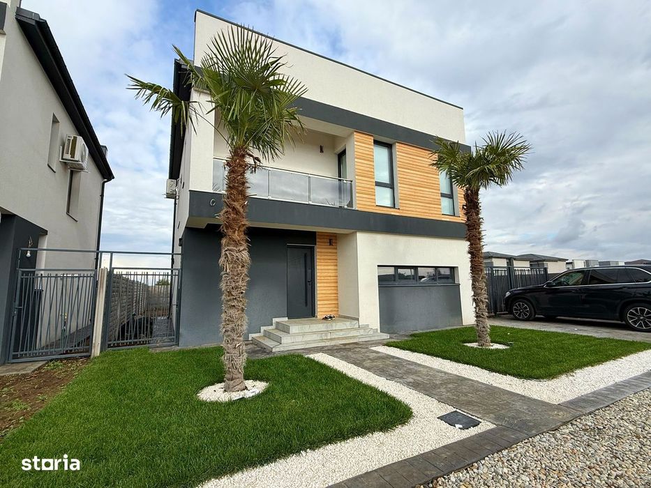 Vila Moderna Individuala / 5 Camere / 3 Bai / Teren 330 mp