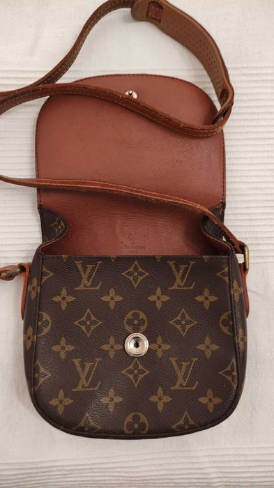 LOUIS VUITTON Mini Saint Cloud Shoulder Bag Monogram Leather
