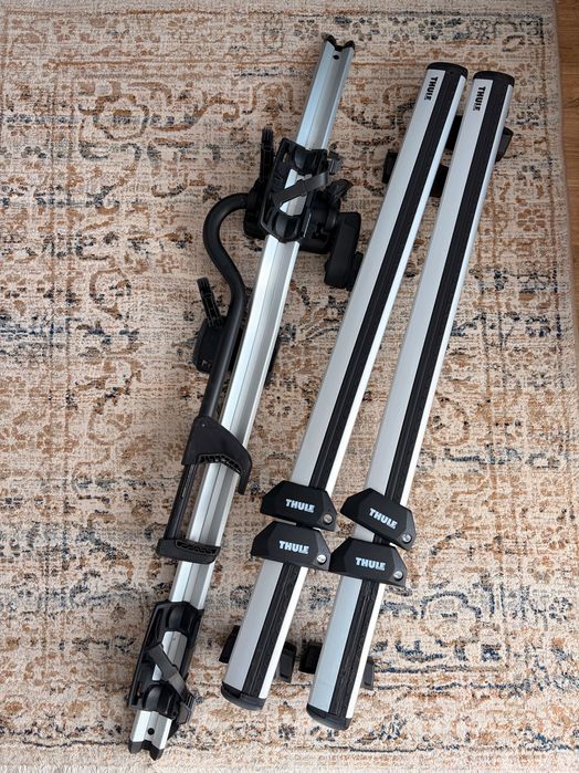Thule Evo Flush Wingbar + suport bicicleta