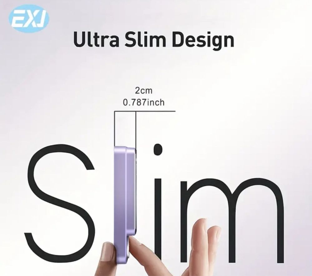Преносим Power Bank, 10000mAh Магнитно Безжично Зарядно