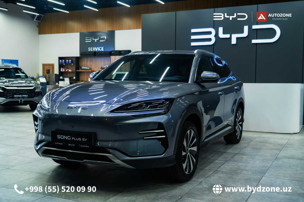 BYD SONG PLUS EV CHAMPION (520km Flagship) Официал. дилер Луначарский